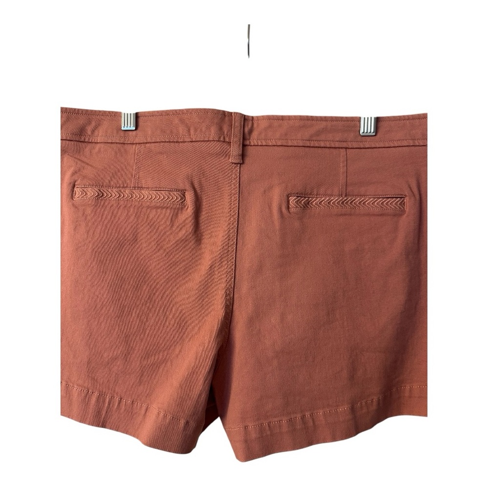 Market & Spruce Women's Size 16 Terracotta Shorts - Picture 5 of 7
